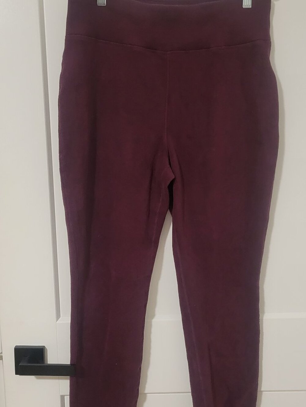 Joe Fresh Active Fleece Pants Maroon / Burgundy (Size Large) - Picture 2 of 4